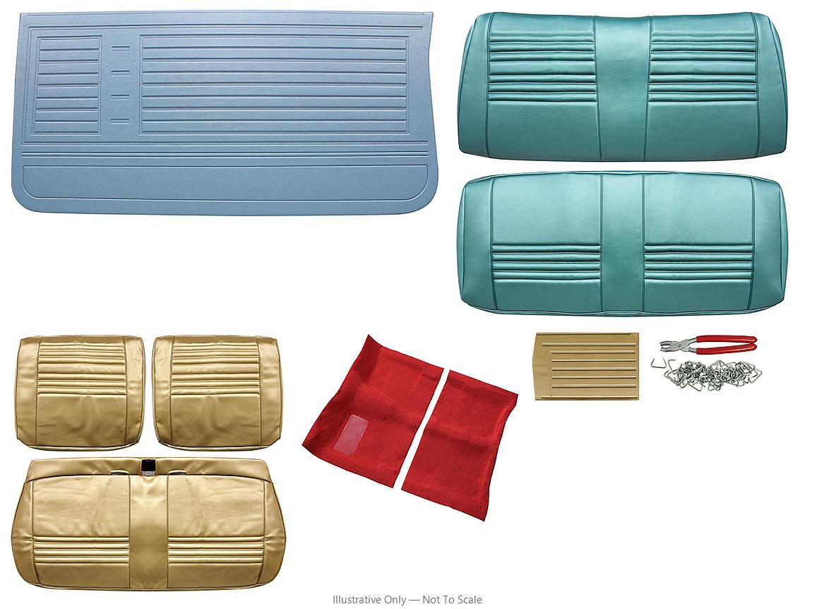 Photo of Interior Kit, 1967 Chevelle Stage I, Split Bench, Convertible, DI