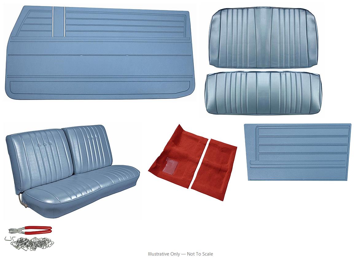 Photo of Interior Kit, 1968 Chevelle Stage I, Split Bench, Convertible DI