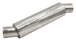 Muffler, Pypes, M-80 Race Pro, Round 2-1/2" Offset In/Out, 14" Long