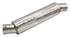 Muffler, Pypes, M-80 Race Pro, Round 2-1/2" Offset In/Out, 14" Long