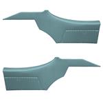 Side Panels, 1968 Cutlass, Supreme Holiday Coupe Rear, Assembled, LEG
