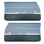 Door Panels, 1969 Cutlass, Holiday/S, Sedan Front, Assembled LEG