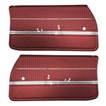 Door Panels, 1968 Cutlass, Holiday/S, Sedan Front, Assembled LEG