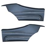 Side Panels, 1971 GTO/LeMans, Coupe Rear, Assembled LEG
