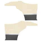 Side Panels, 1968-69 Cutlass, Holiday/S Sedan Rear, Assembled LEG