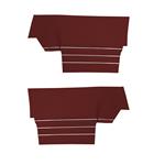 Side Panels, 1968 Skylark, Custom/GS 350/400, Convertible Rear LEG