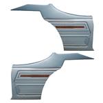 Side Panels, Rear, 1970 Cutlass F-85/4-4-2, Sports Coupe, Assembled LEG
