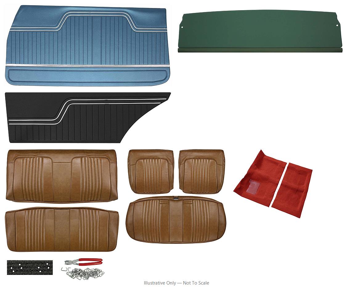 Distinctive Industries - Interior Kit, 1971-72 Chevelle Stage I