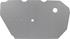 Water Shields, Door Panel, 1964-67 A-Body, 4-dr. Sedan, Front/Rear