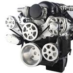 Pulley System, S-Drive Elite, 1964-88 LS, 6-Rib, w/PS & Plastic Reservoir