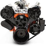 Pulley System, Raven S-Drive, Big Block Chevy, 8-Rib, w/PS & Billet Reservoir