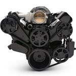 Pulley System, Raven S-Drive, 1964-88 LS VVT, 6-Rib, w/PS & Billet Reservoir
