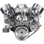 Pulley System, S-Drive, Big Block Chevy, 6-Rib, w/PS, w/o Reservoir