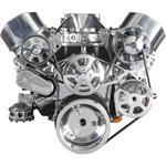 Pulley System, S-Drive, Big Block Chevy, 8-Rib, w/PS, w/o Reservoir