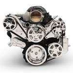 Pulley System, S-Drive Plus, 1964-88 LS, 8-Rib, w/PS & Billet Reservoir
