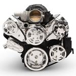 Pulley System, S-Drive, 1964-88 LS VVT, 6-Rib, w/PS & Plastic Reservoir