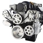Pulley System, S-Drive, 1964-88 LS VVT, 8-Rib, w/PS & Billet Reservoir
