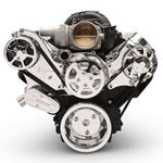 Pulley System, S-Drive, 1964-88 LS VVT, 8-Rib, w/o Power Steering