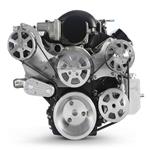 Pulley System, S-Drive Elite, 1964-88 LS, 8-Rib, w/PS & Billet Reservoir