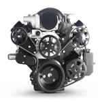 Pulley System, S-Drive, 1964-88 LS, 6-Rib, w/PS & Billet Reservoir