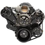 Pulley System, S-Drive, 1964-88 LS, 8-Rib, w/PS, w/o Reservoir