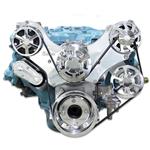 Pulley System, S-Drive, 64-68 Pont 326-455 8 Bolt W/P, 6-Rib, w/PS, w/o Res