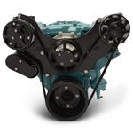 Pulley System, SDrive, 69-79 Pont 326-455 11 Bolt W/P, 6-Rib, w/o Power Steering