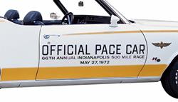 Decals, Door, 1972 Cutlass, Pace Car