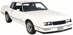 Decal, 83-84 Monte Carlo, Body Stripe Kit, SS, Lt Blue, Med Blue, Dk Blue