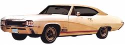 Decal, 68 Skylark, Body Set, Gran Sport