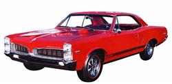 Decal, 67 Lemans, Body Stripe Kit, Sprint