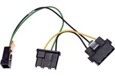Wiring Harness, Rr Seat Speaker, 65-70 CH/EC/MC/65-69 Corvair, Radio to Fader