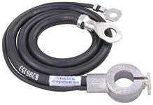 Spring Ring Battery Cable, Negative, 1967 CH/EC, All 6-Cyl/V8 w/HD Battery
