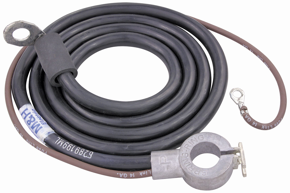 Spring Ring Battery Cable, 196869 CH/EC V8 exc. 396, Positive