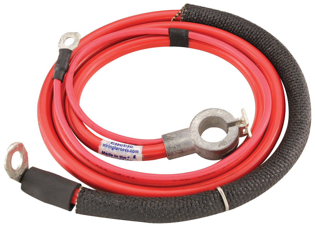 M&H Spring Ring Battery Cable, 197071 V8 350, Positive