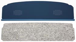 Shelf Kit, Rear Seat, 1968-72 Chevelle, 4dr. Sedan, Deluxe Mesh w/Jute
