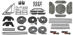 Seal Kit, 1970 Chevelle Stage II, Coupe Except SS, Repro Felts