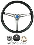 Steering Wheel Kit, Grant Classic Nostalgia, 1966 Chevrolet, Black Foam