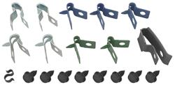 Clip Set, Brake Line, 1968 Chevelle/El Camino, 19pc
