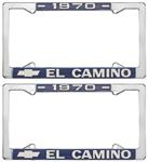 License Plate Frame, 1970 El Camino