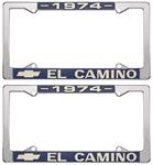 License Plate Frame, 1974 El Camino