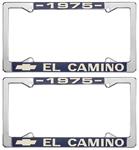 License Plate Frame, 1975 El Camino