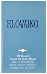 Owners Manual, 1981 El Camino