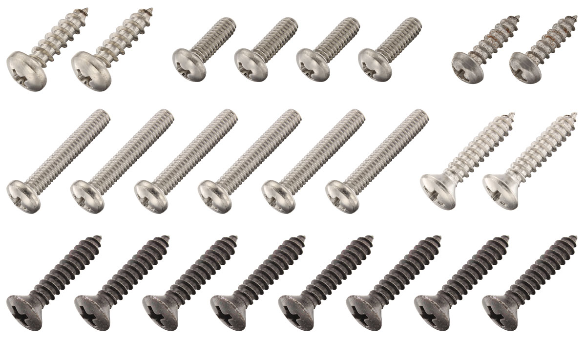 Screw Kit, Exterior, 1970 Buick, Wheel Well