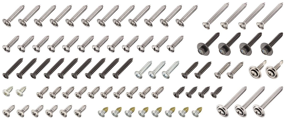 Screw Kit, Interior, 1970 Buick 2Door Hardtop
