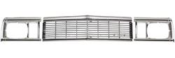 Grille/Headlamp Bezel Kit, 1981 El Camino & Malibu