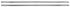 Moldings, Rear Side Panel Lowers, 1964-66 Chevelle & GTO Coupe, Aluminum