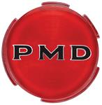 Emblem, Wheel, 1967-70 Pontiac, Red 2-3/4"