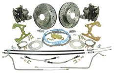Disc Brake Set, Rear, 1964-67 BOP, 11" Rotors, Standard