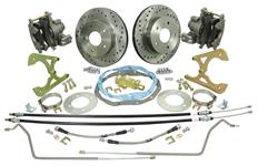 Disc Brake Set, Rear, 1968-72 Buick/Olds/Pontiac, 11" Rotors, Deluxe